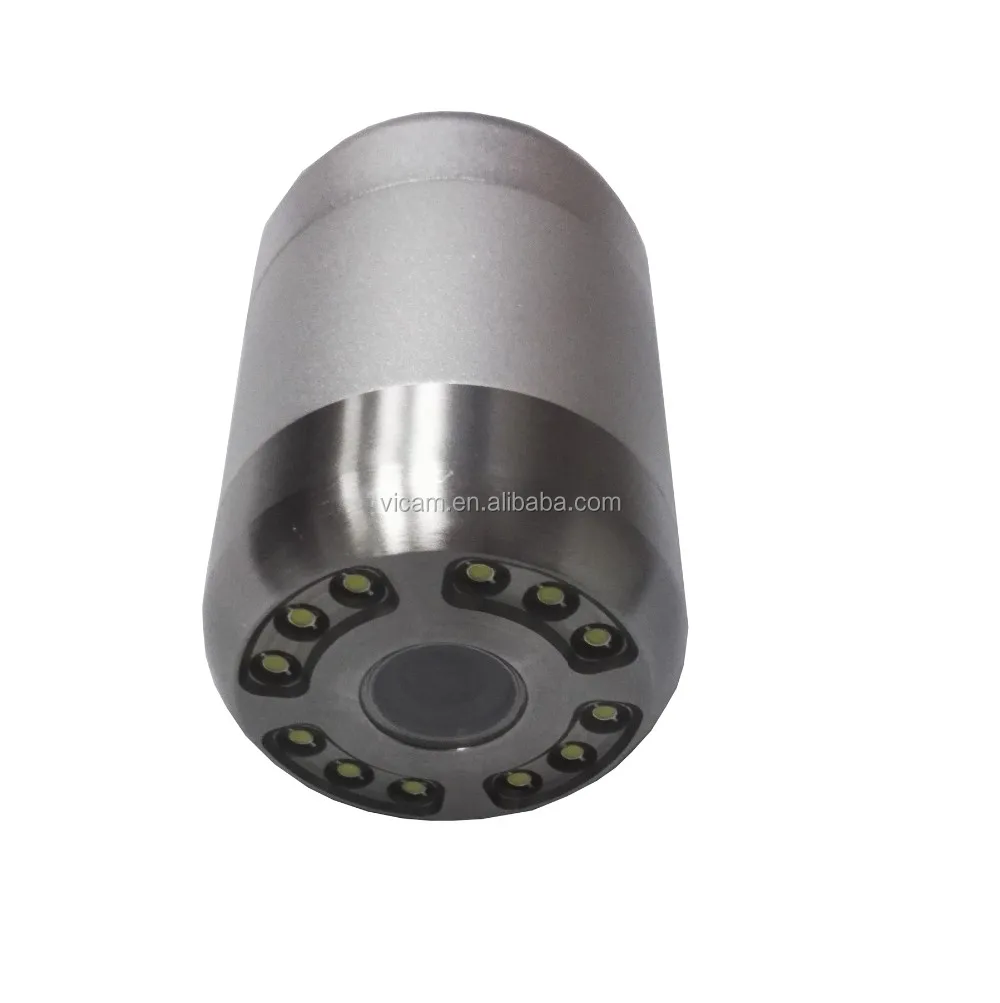 50mm CCD self-levelling 100m cable sewer pipe inspection camera with 512Hz transmitter and meter counter V8-3288T