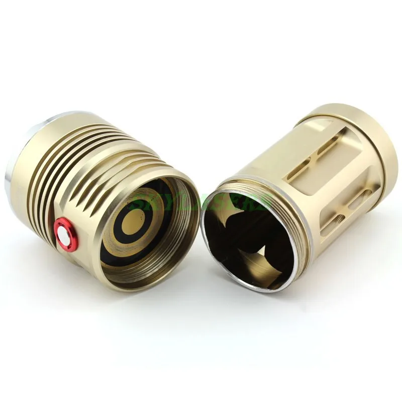 Uniquefire King 4* XM-L2 2 режима 5000-Lumen пустынный желтый светодиодный фонарик(4*18650