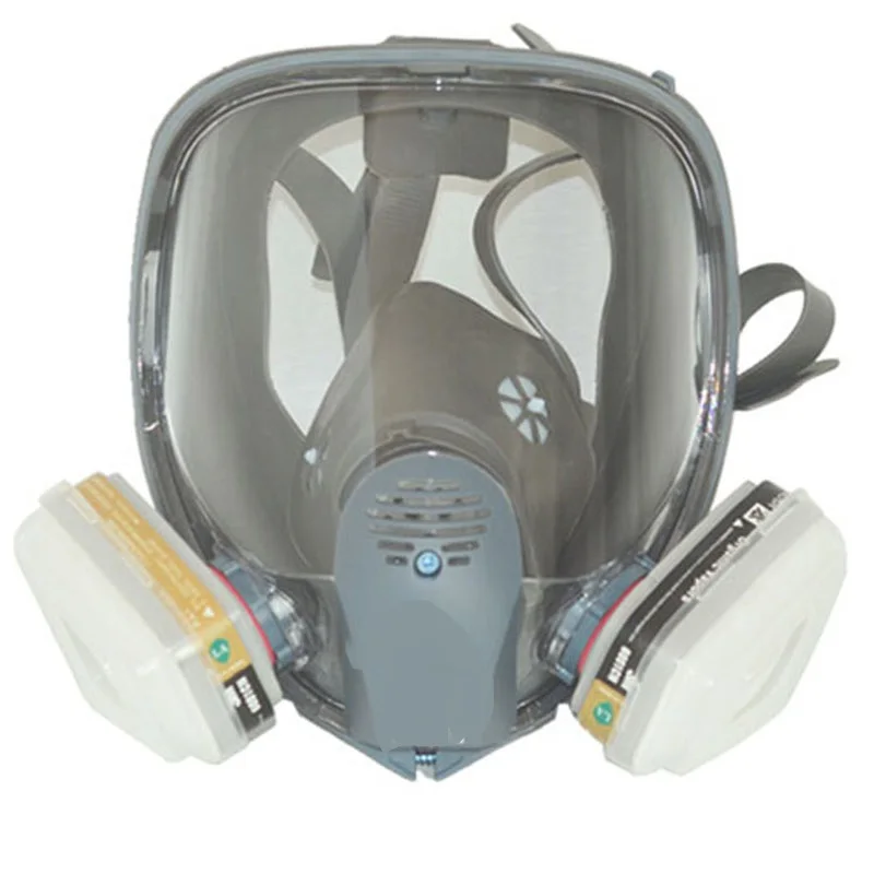 

Full Face Gas Mask Cartridge Organic Vapor Respirator-Mask Spray Paint Anti-dust Formaldehyde Fire Comparable 6800