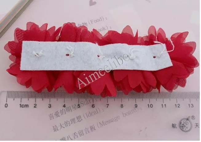 Diy шитье ручной работы Цветы аксессуары цветок аксессуар для волос украшение цветок материал