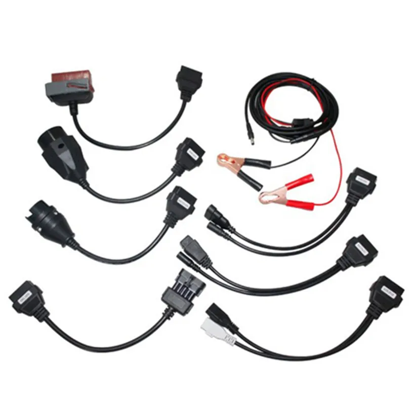 OBDIICAT-CDP,00 новое программное обеспечение с bluetooth OBD2 сканер инструмент TCS pro+ полный комплект 8 автомобильных кабелей OBD2 Диагностический кабель