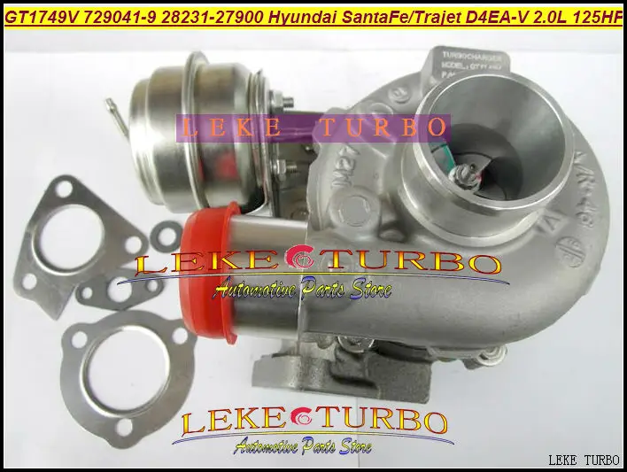 TURBO GT1749V 729041-5009S 28231-27900 729041-0009 Turbine Turbocharger For HYUNDAI Santa Fe Trajet Diesel D4EA-V 2.0L 125HP (5)