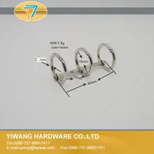 Дешевые товары из Китая, покрытые никелем Хорошего Качества Кольцо для календаря для календарь связывания 10 шт./упак. Настольный календарь кольцо 3 кольцевых заводных