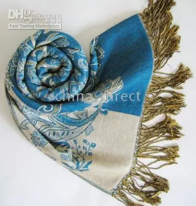 Модная шаль-накидка платок-шарф кашемировый шарф-платок пончо с запахом 10 шт./лот