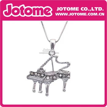 

100pcs/lot Grand Piano Charm Pendant Fashion Jewelry Gift for Pianist