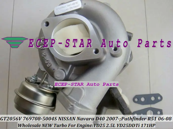 Турбо картридж КЗПЧ ядро GT2056V 767720 767720-5005S 769708 767720-0005 для NISSAN D40 Navara YD25DDTi YD25 2.5L 07