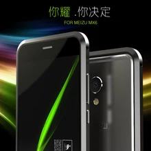 Роскошные Luphie для Meizu MX6 случае Роскошные Алюминий бампер чехол для Meizu MX6 MX 6 металлических Рамки телефон Чехлы