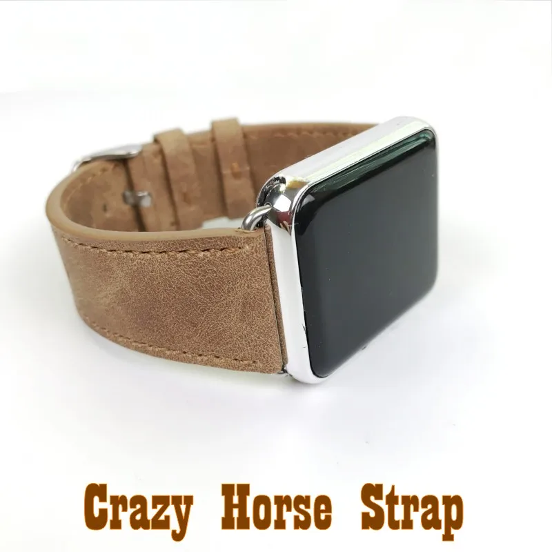 Prix pour Classique Crazy Horse En Cuir Sangle Pour Apple Watch Series1 et series2 Remplacement Bracelet 38mm/42mm Brun bande Prix pour Classique Crazy Horse En Cuir Sangle Pour Apple Watch Series1 et series2 Remplacement Bracelet 38mm/42mm Brun bande