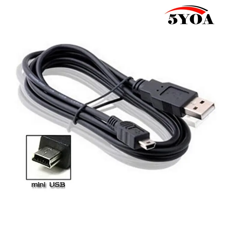 0,8 м USB кабель 2,0 A штекер для Mini B 5 Pin 5 P T порт MiniUSB для устройств MP3 MP4 камера мобильный телефон жесткий диск компьютер