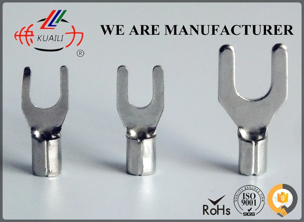 

100PCS NON-INSULATED Spade Terminal SNB 3.5-5