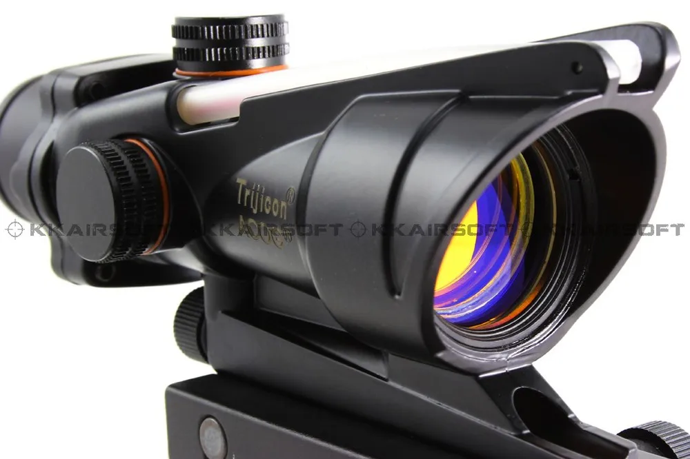 ACOG страйкбол 1x32 Red Dot оптический Волоконно-оптический прицел