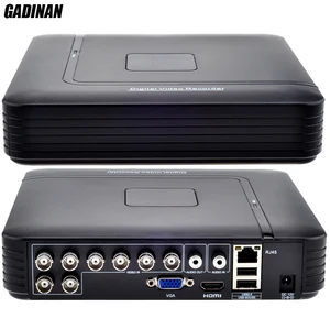 Image 1 - GADINAN AHD 8CH 1080N Sistema DVR ONVIF mini NVR 8CH 5 in 1 TVI AHD CVI IP HDMI H.264 P2P di rete nuvola CCTV 8CH AHD DVR
