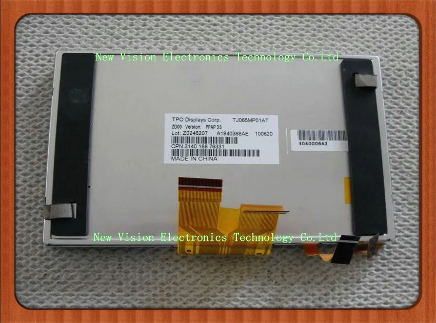 TJ065MP01AT TJ065MP02AA 6," дюймовый автомобильный навигационный ЖК-экран панель для TPO