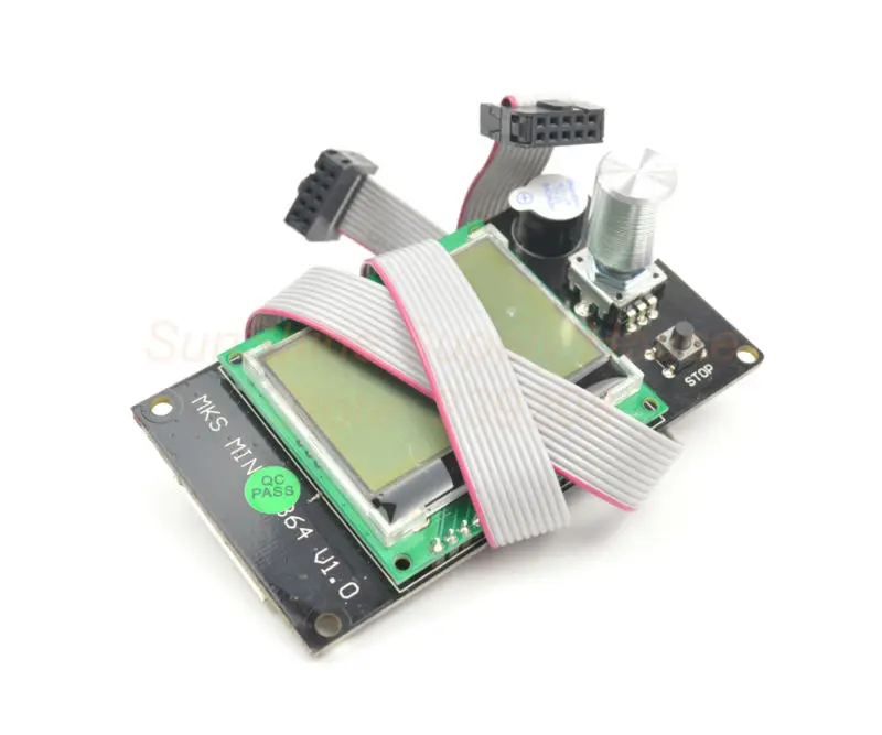 3d принтер Reprap lcd MKS MINI12864 lcd mini 12864 смарт-дисплей smart контроллер apскидка полный графический для материнской платы