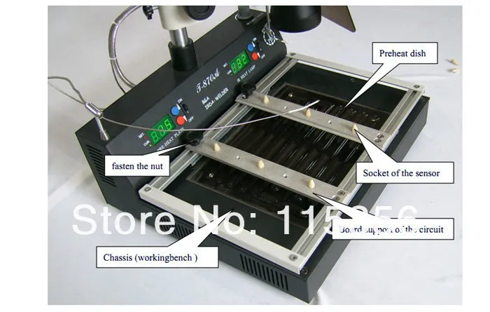 DHL Puhui T870A дальнего ик-сварочный аппарат для станции bga-паяльная