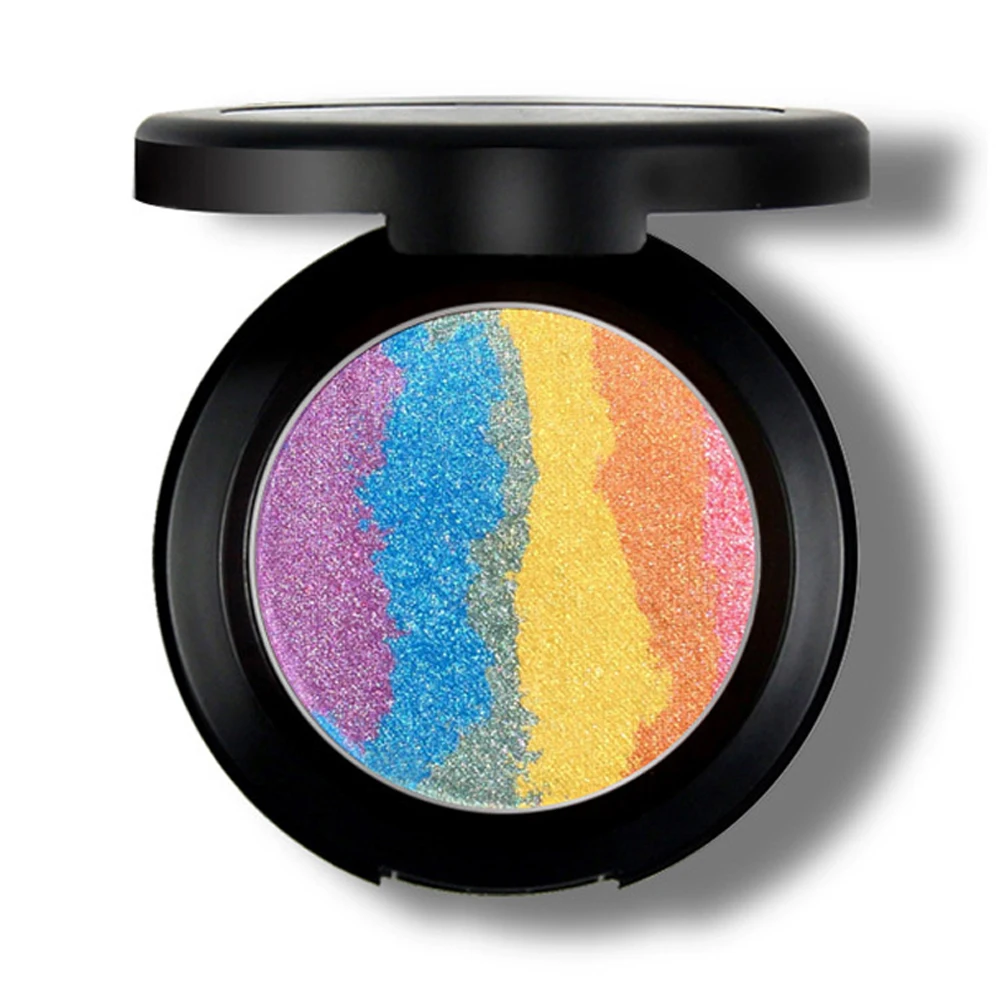 Naras Prism Rainbow Highlighter Shimmer Eyeshadow Palette Blusher Multi effect Contour Glitter
