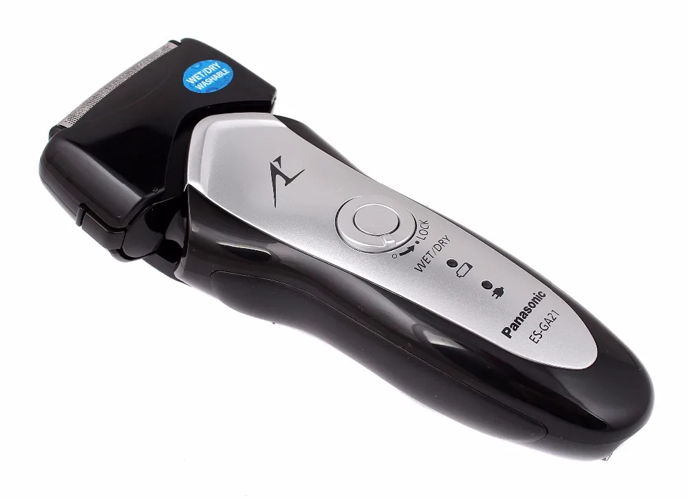 Panasonic ES-GA21-S820 Электробритва, Тройная бритвенная система, Режим турбоочистки Sonic, Сухое / влажное бритье, Выдвижной триммер, Возможность влажной чистки