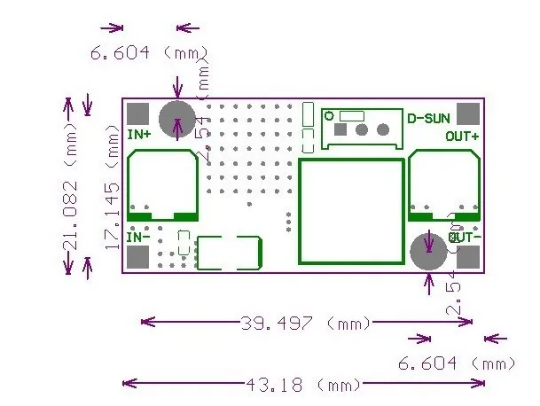 LM2596S DC-DC Step Down Adjustable Power Supply Module Power Converter Buck Module