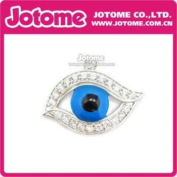 

Turkey Blue Evil Eye/Eye of Evil Jewelry Alloy Rhinestone Charm Pendant for Bracelet and Necklace Ladies Girls