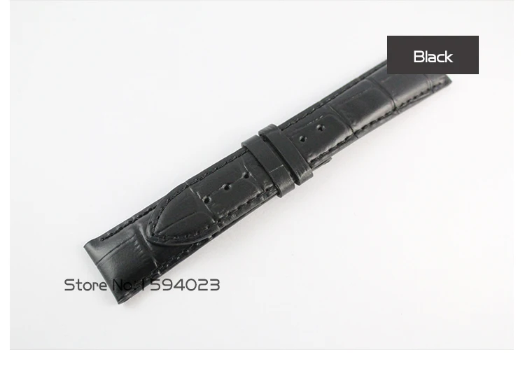 20 мм (Buckle18mm) T097407A T097410A мужской деньги черного или коричневого цвета из натуральной кожаные браслеты для часов на