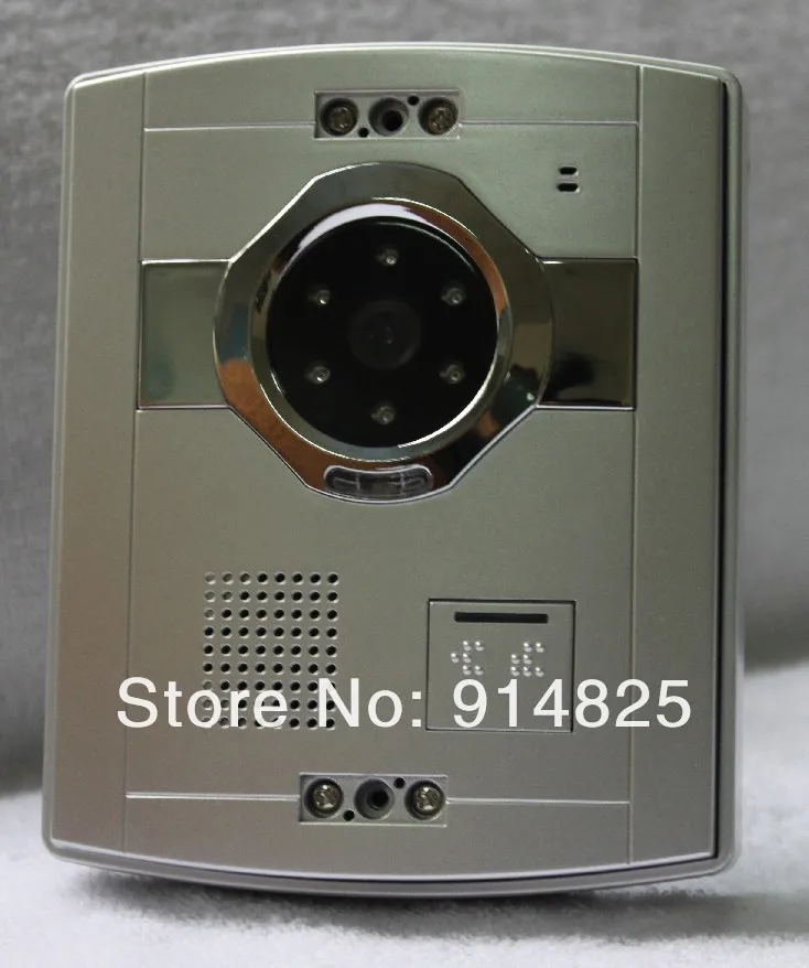 Бесплатная доставка 7 дюймов изделие Handfree закрытый монитор пластиковые видеокамера Домофонные для Вилла Интерком системы ночное видение