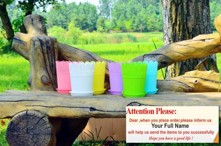 14.5 см * 18.5 см красивые красочные творческая личность Карликовые деревья горшок саженцы диск сад горшки Desktop горшки