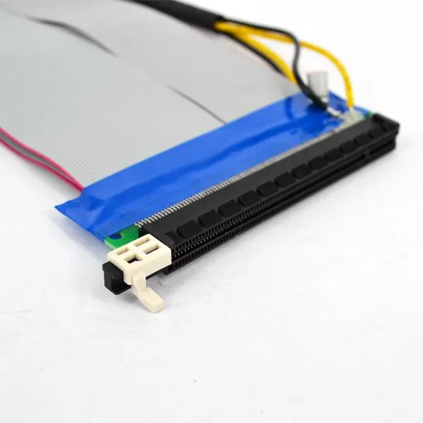 Kebidumei2pcs 19 см Molex power PCI-E Riser 16X to 16X удлинитель Райзер-карта PCI адаптер конвертер для майнинга биткоина
