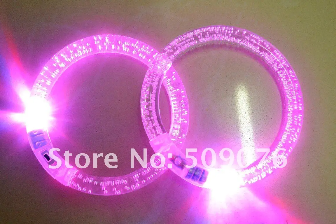 Free shipping 50pcs/lot diameter 8.5cm color changing led bracelet light up bracelet for party supplies