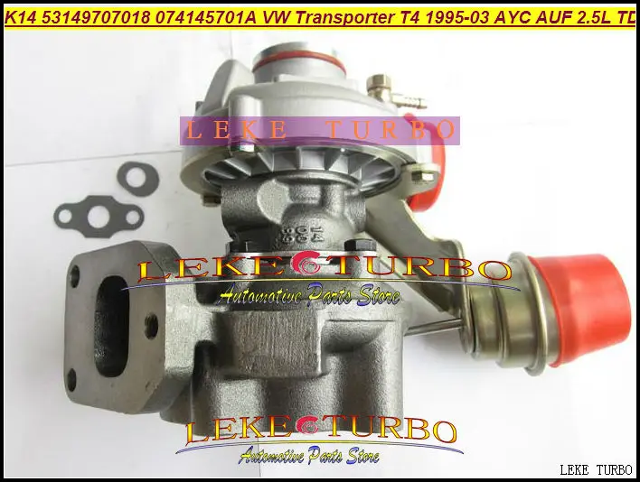 K14 53149707018 53149887018 074145701A Turbo турбонагнетатель для Volkswagen VW T4 транспортер 95-03 AJT AYY ACV AUF AYC 2.5L 102HP
