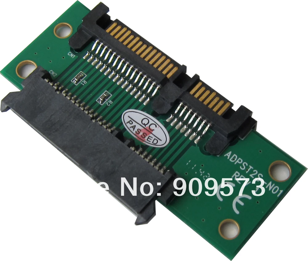 Адаптер IT-GO 22pin SATA male to 22pin SATA female Card