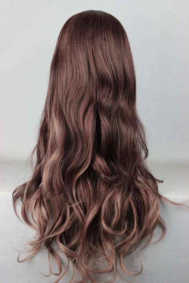 MCOSER 75 см Длинные многоцветные красивые Лолита парик Аниме парик