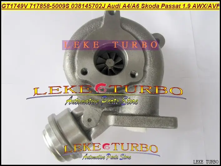 GT1749V 717858-5008S 717858-5009S 038145702J turbocharger  for AUDI A4A6 1.94 SKODA Superb VW PASSAT TDI 1.94 130HP AWX AVF (1)