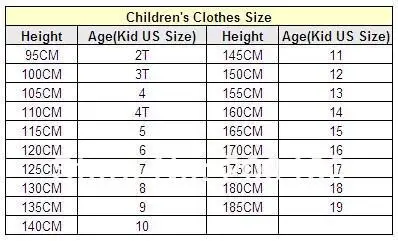 Children's Clothes Size