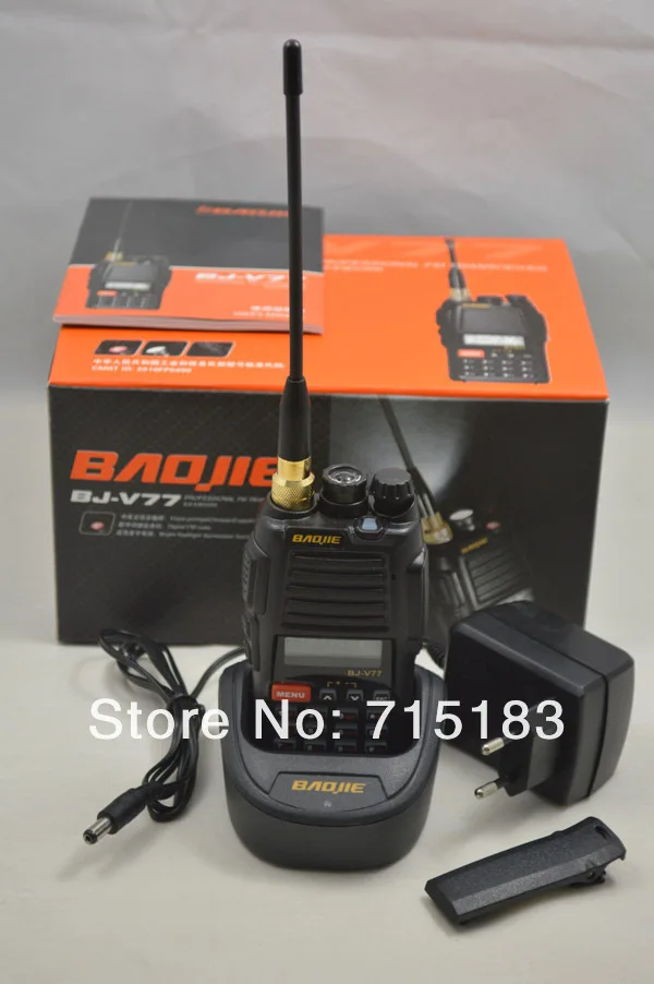 UHF 400-470 MHz 5 W 128CH BaoJie BJ-V77 Профессиональный FM портативный двухстороннее радио
