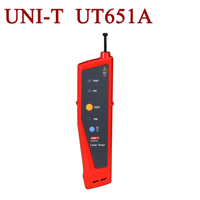 

UNI-T UT651A Handheld Lamp Tester Detector Led Fluorescent Light Bulbs w/ Flashlight Luxmeter