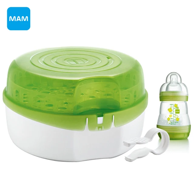 Mam Microwave Bottle Sterilizer Steam A Type Sterilization Pp Mam Microwave Bottle Sterilizer Steam A Type Sterilization Pp Material Heating Milk Liquid Heaters Baby Supplies