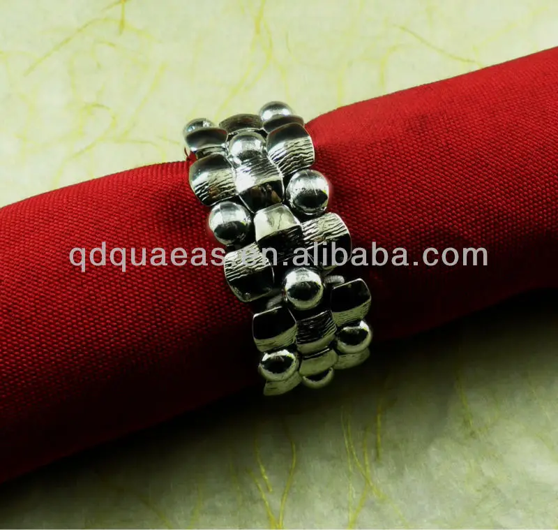 Продано на Aliexpress бисером кольцо для свадебных салфеток
