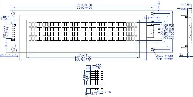 40x4 4004 символов модуль ЖКД синий/белый светодиодный Подсветка SPLC780D отслеживания