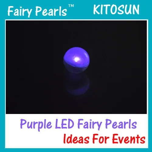 Purple LED Fairy Pearls