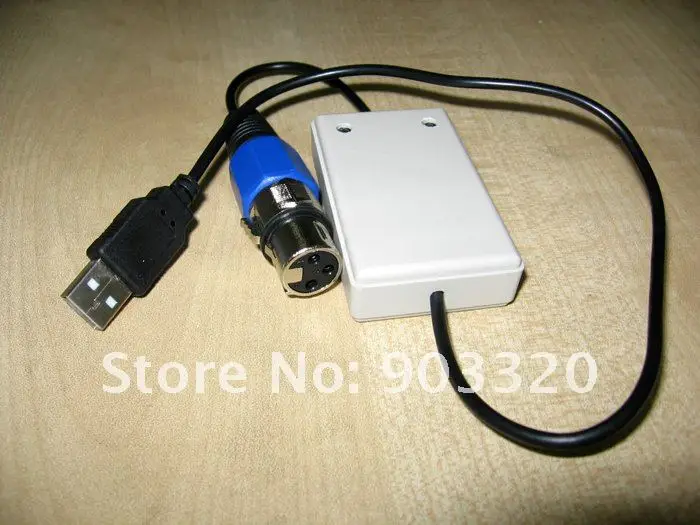 USB-DMX512 контроллер интерфейса для сценический светильник, светодиодный светильник