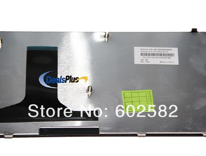 Для Toshiba Satellite A660D A660 A665 A665D черная рамка испанская клавиатура глянцевая