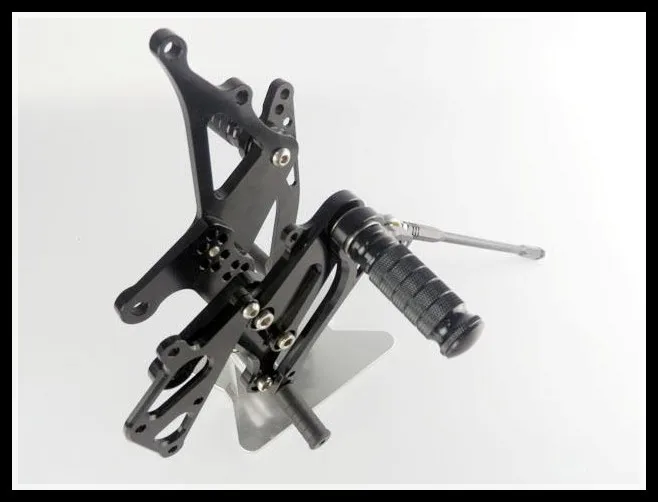 Черный Rearset задний Набор подножки для 2005-2008 Kawasaki ZX6R ZX 6R ZX-6R