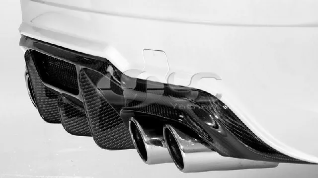 Углерода Волокно VRS Стиль сзади диффузор, пригодный для 2011-2013 Mercedes Benz W204 C63 AMG