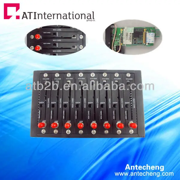 8-портовый модемный пул смс gsm tc35i модем