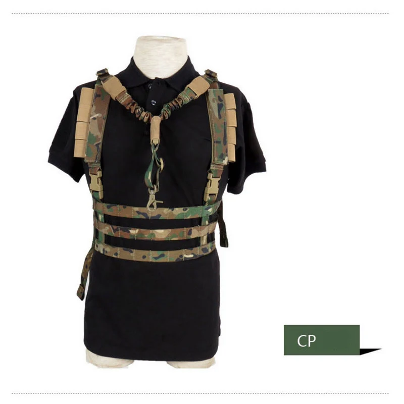 

2016 MOLLE tactical Chest rig CP 1000D Nylon Heavy duty Chest rig Multicam airsoft Chest rig