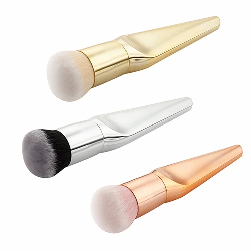 Pro Makeup Powder Blush Face Cheek Foundation Fishtail Brush Cosmetic Toolcosmetic toolspro