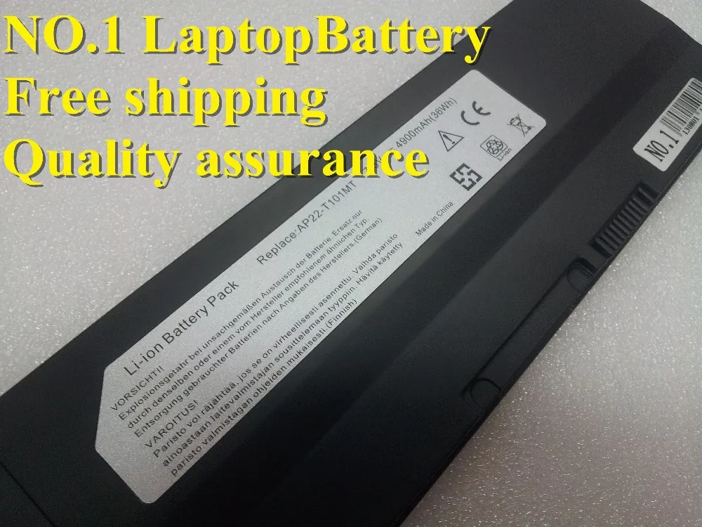 Новые Аккумуляторы для ноутбуков AP22 T101MT 4900mah для asus Eee PC T101 Eee PC T101MT замена батареи