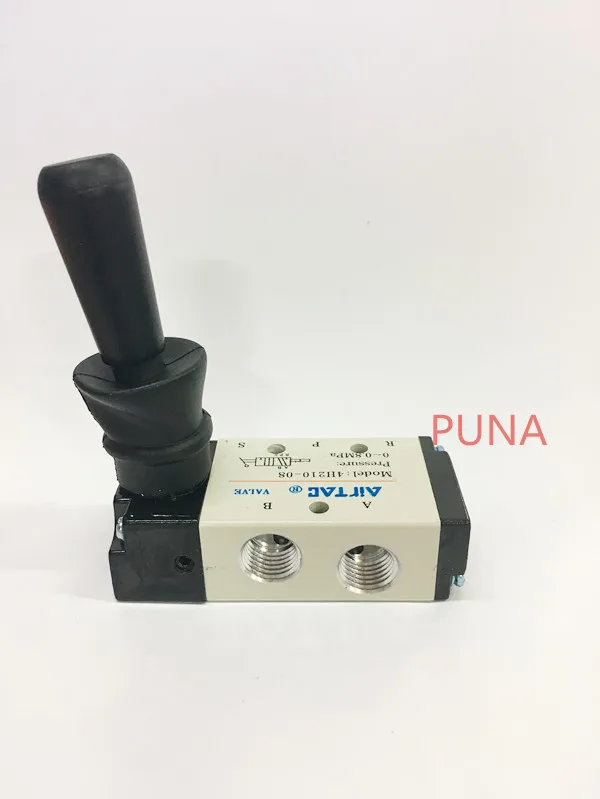 Airtac 5 way Пневматический воздушный ручной рычаг управляемый клапан 4H210-08 порт 1/" BSP ручные клапаны управления