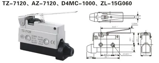 Мирко переключатели AZ-7120. 50 шт./лот, гарантия качества