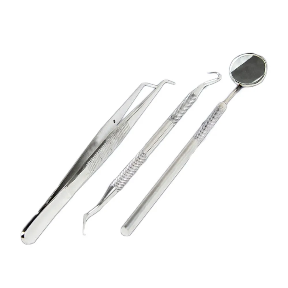 3PCS/Set Stainless Steel Clean Tooth Tools Dental Care Oral Hygiene